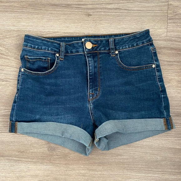 Blue Denim Shorts - Picture 1 of 3